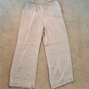 Target Champagne Satin Pants